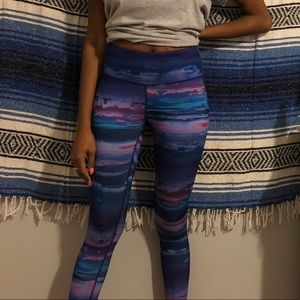 RBX| Purple Galaxy Athletic Leggings
